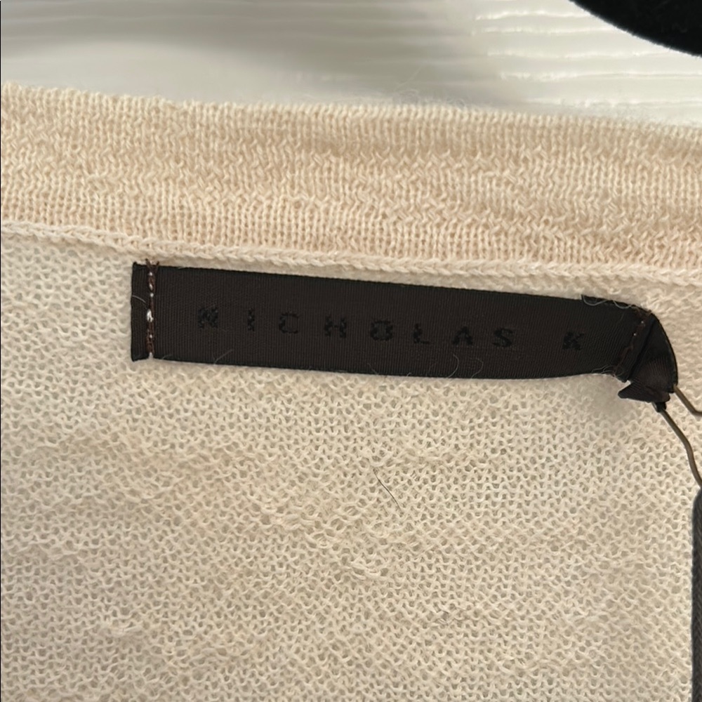 Elegant Cream Long Sleeve Dress Maxi - Picture 6 of 9